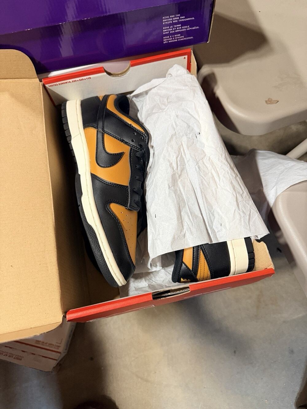 Size 11 - Nike Dunk Low Black Desert Ochre